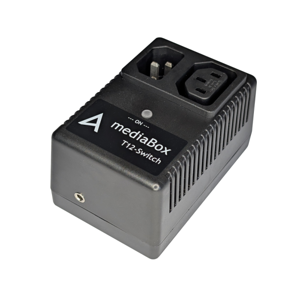 Frontansicht mediaBox T12-Switch Kaltgeräte